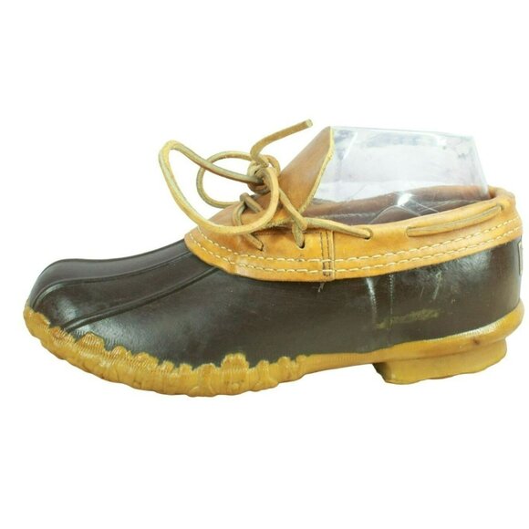 L.L. Bean Shoes Vintage Ll Bean Brown Rubber Unlined Moccasin